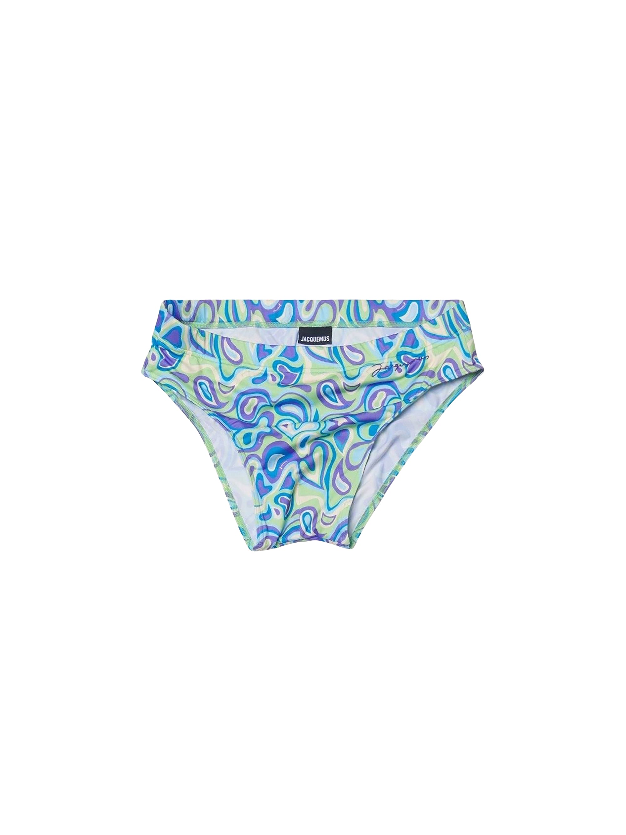 Slip de bain à imprimé - Purple Paisley