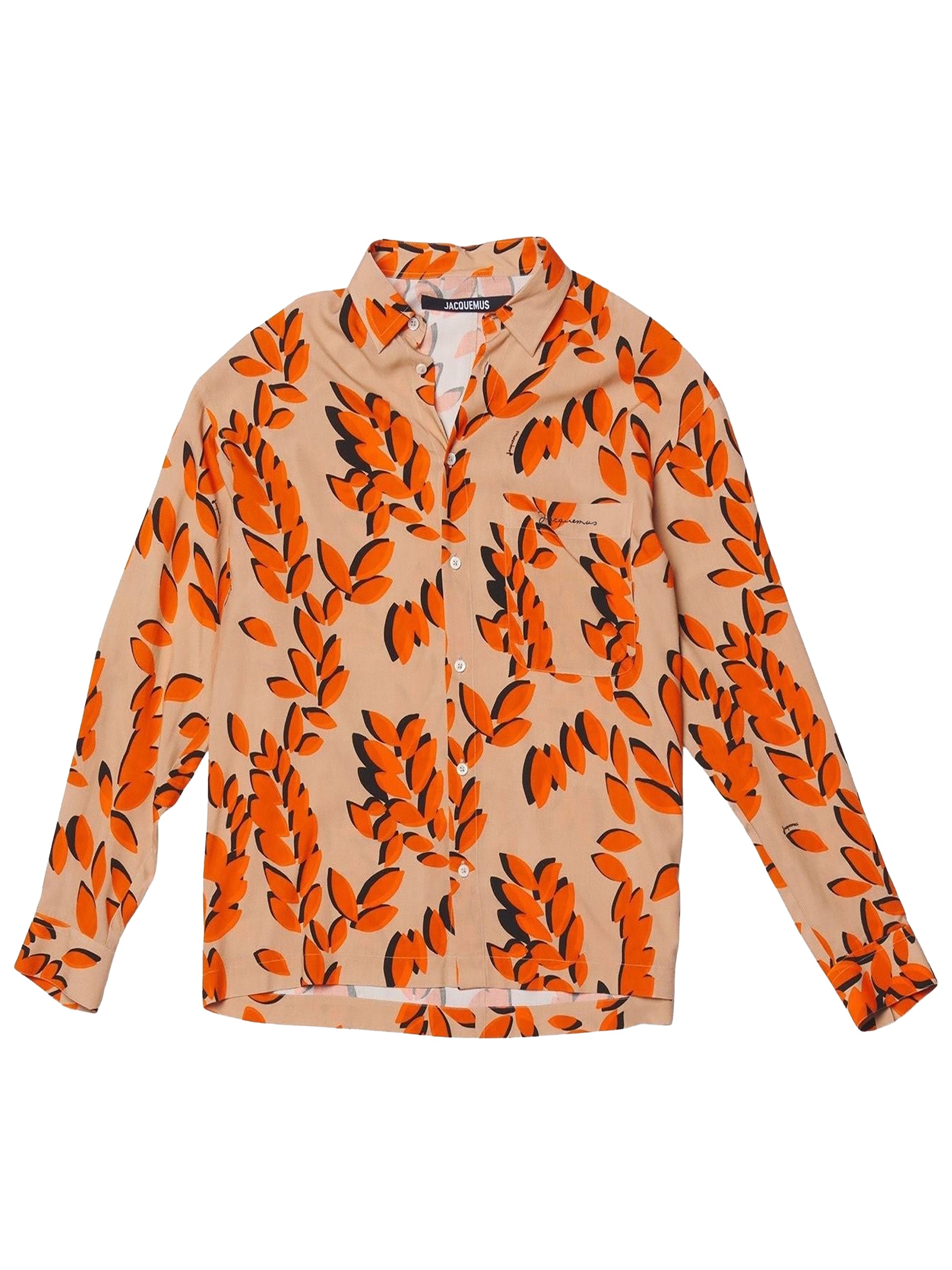 Chemise Baou imprimée - Orange Leaves