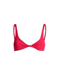 Haut de bikini en lycra à bretelles - Fuchsia