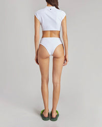 T-shirt court de bain - White