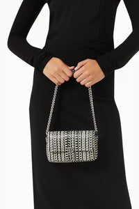 PETIT   Petit sac à bandoulière en cuir - Black & White