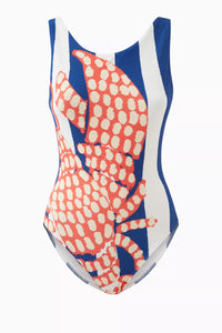 Maillot de bain une pièce Lobster - Bleu