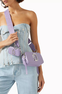 PAS INFO   Sac The Snapshot en cuir - Lavender