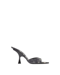 Mules Ester 95 en cuir - Black & White