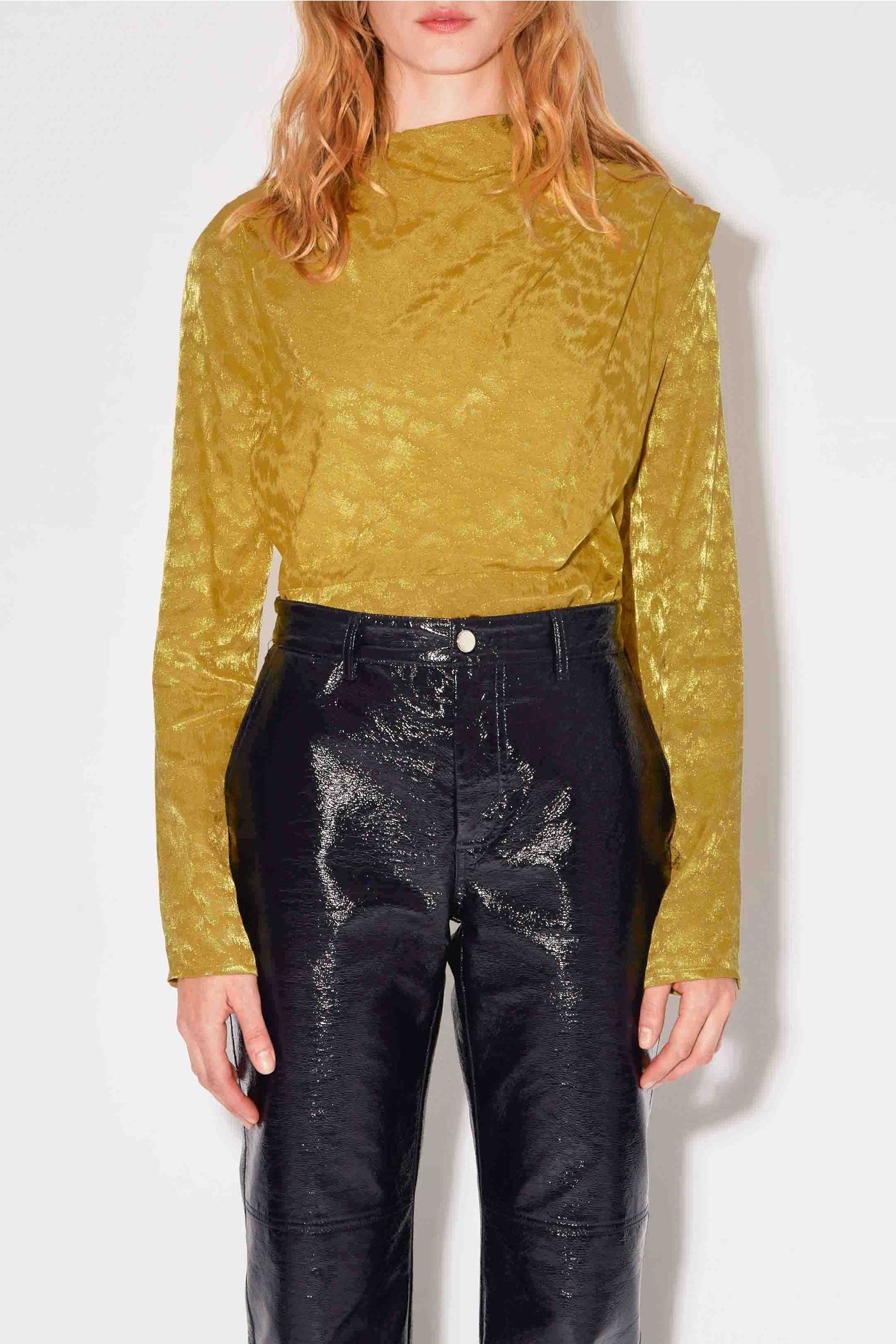 Blouse Blanche en jacquard - Olive