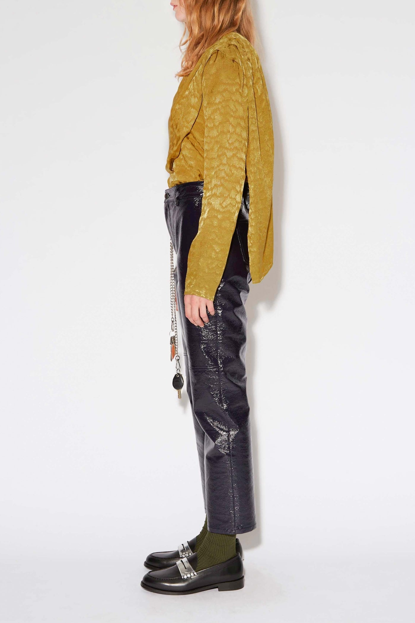 Blouse Blanche en jacquard - Olive
