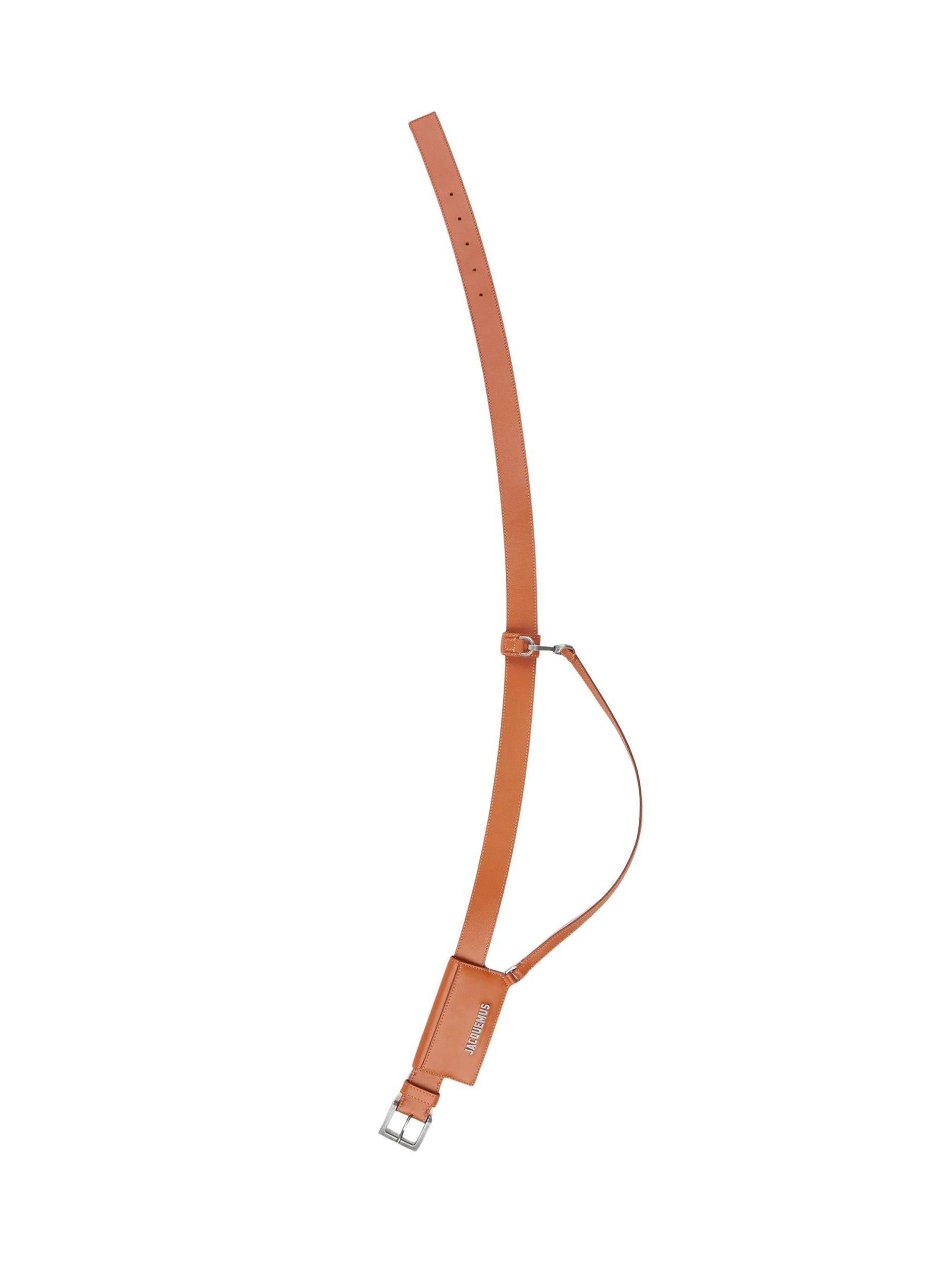 Ceinture Porte-cartes en cuir - Light Brown