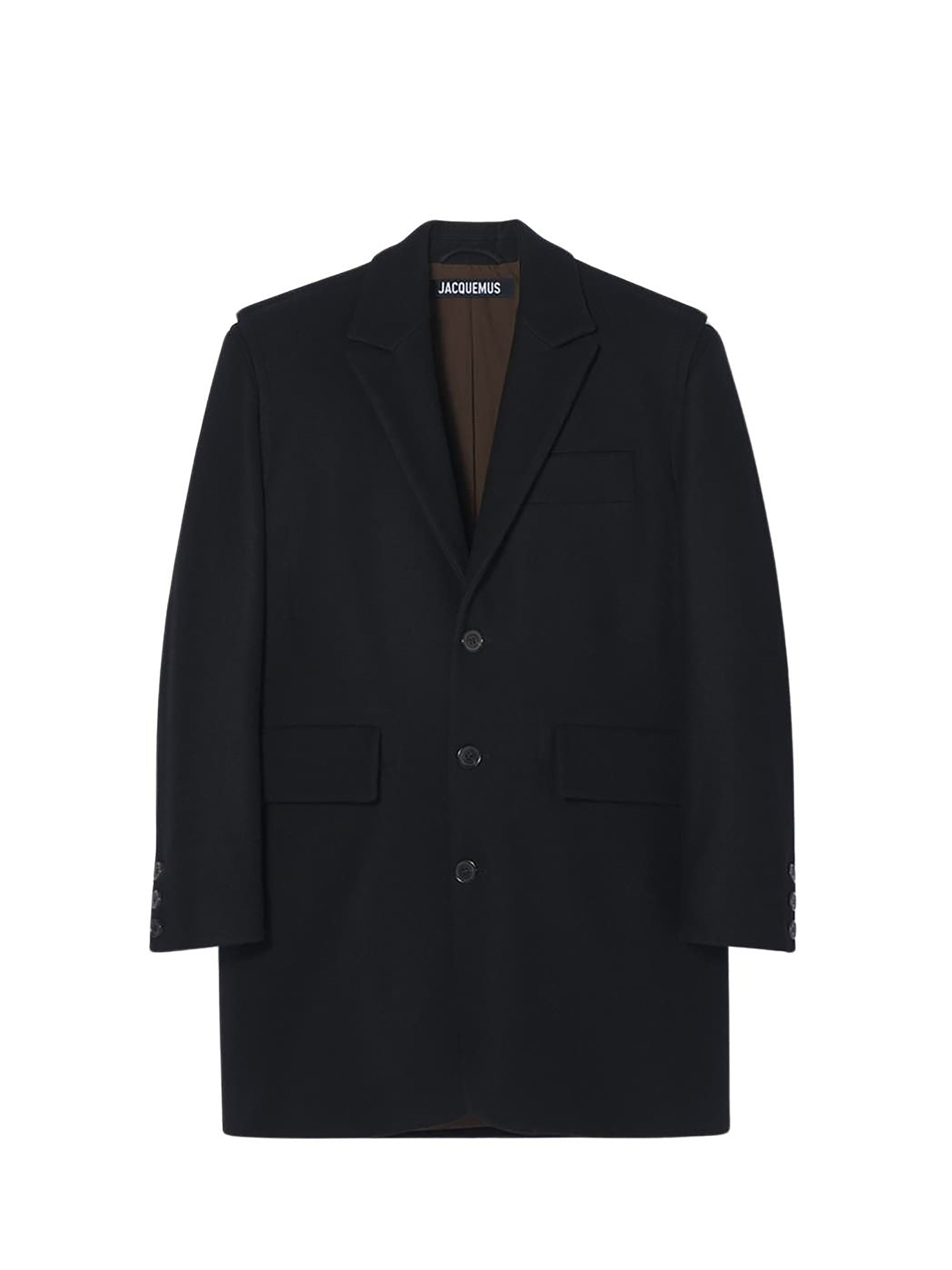 Manteau Valdu boutonné - Black