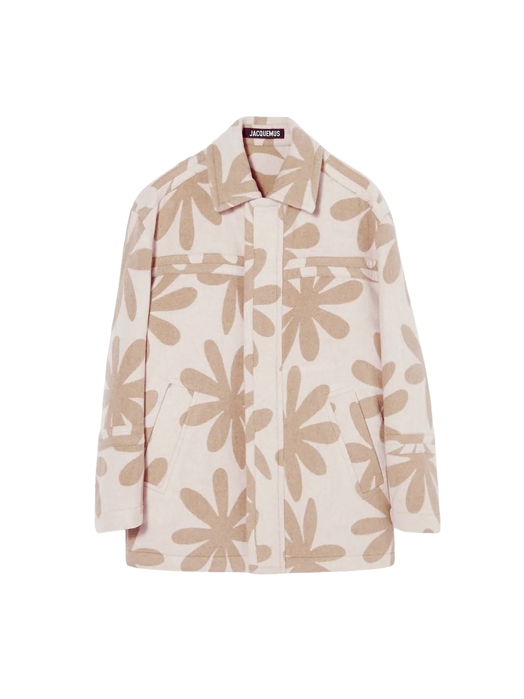PRINT BEIGE LE MANTEAU MONTAGNE