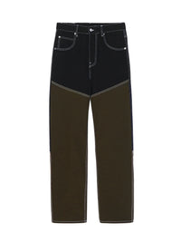 Pantalon De-Nimes Meunier en denim - Dark Khaki
