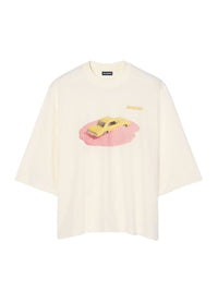 T-shirt Voiture - White