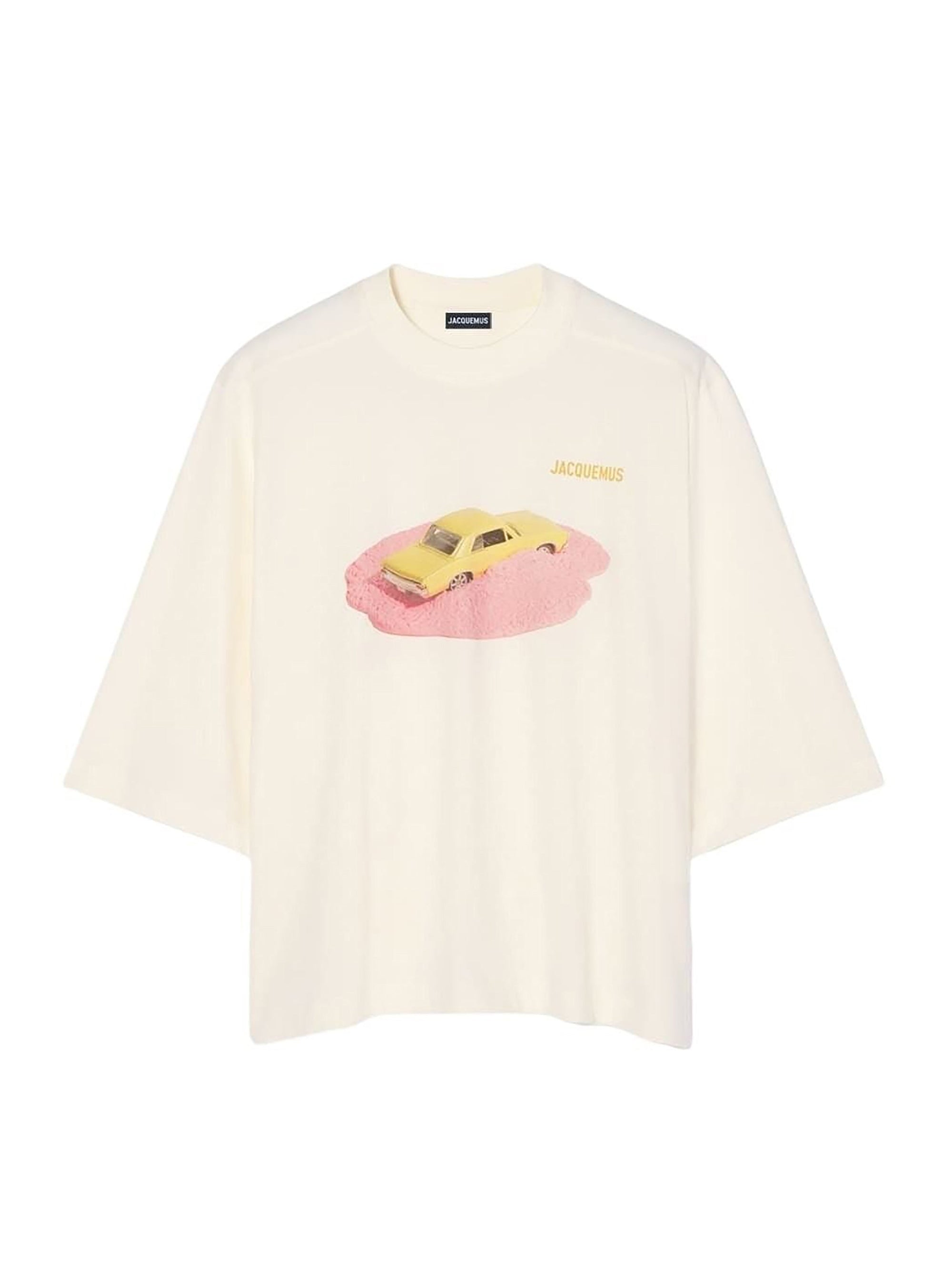 PRINT WHITE LE TSHIRT VOITURE