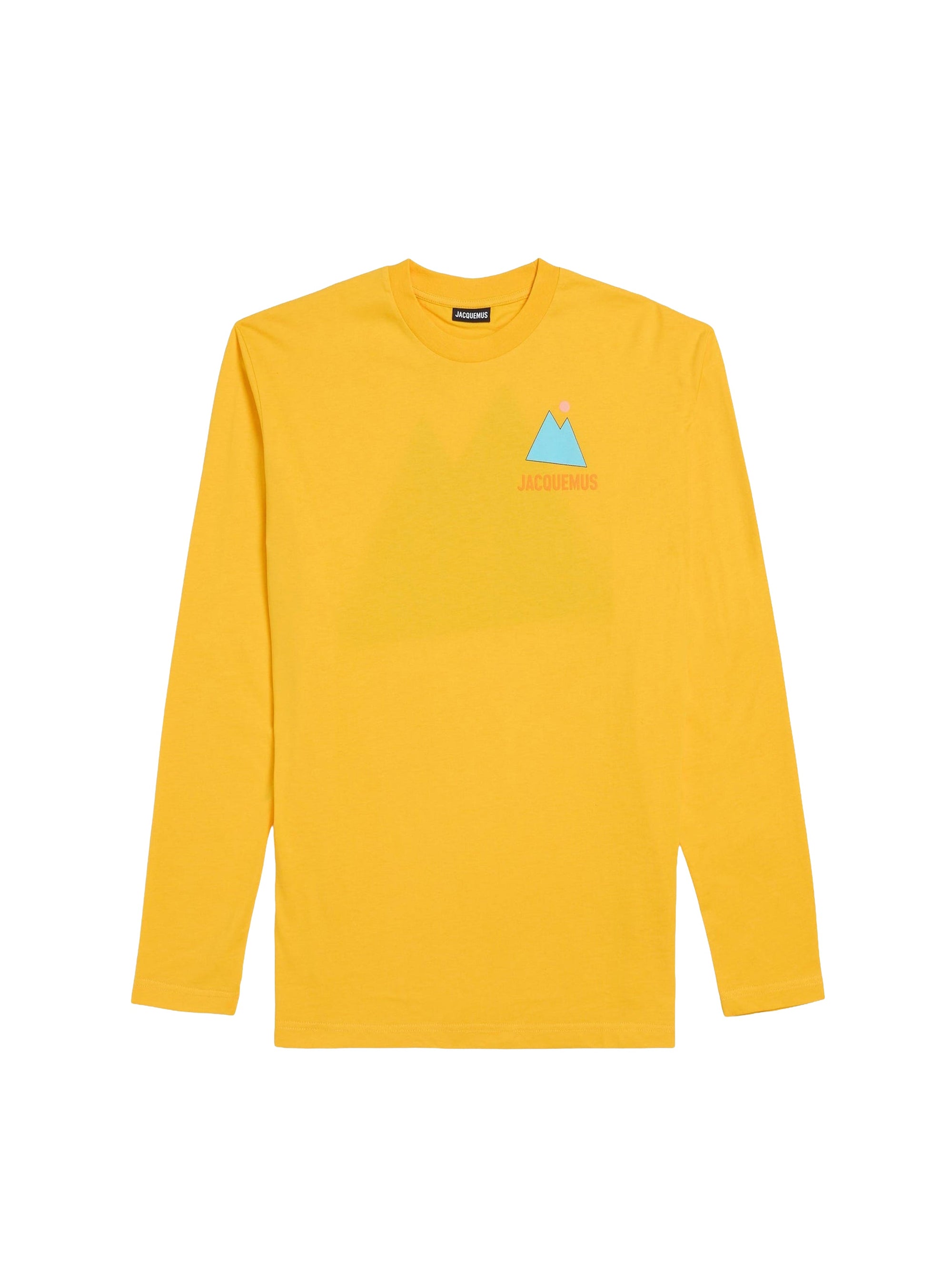 PRINT BLUE MOUNTAIN LE TSHIRT GIALLO