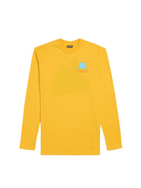 Sweatshirt Giallo imprimé - Blue Mountain