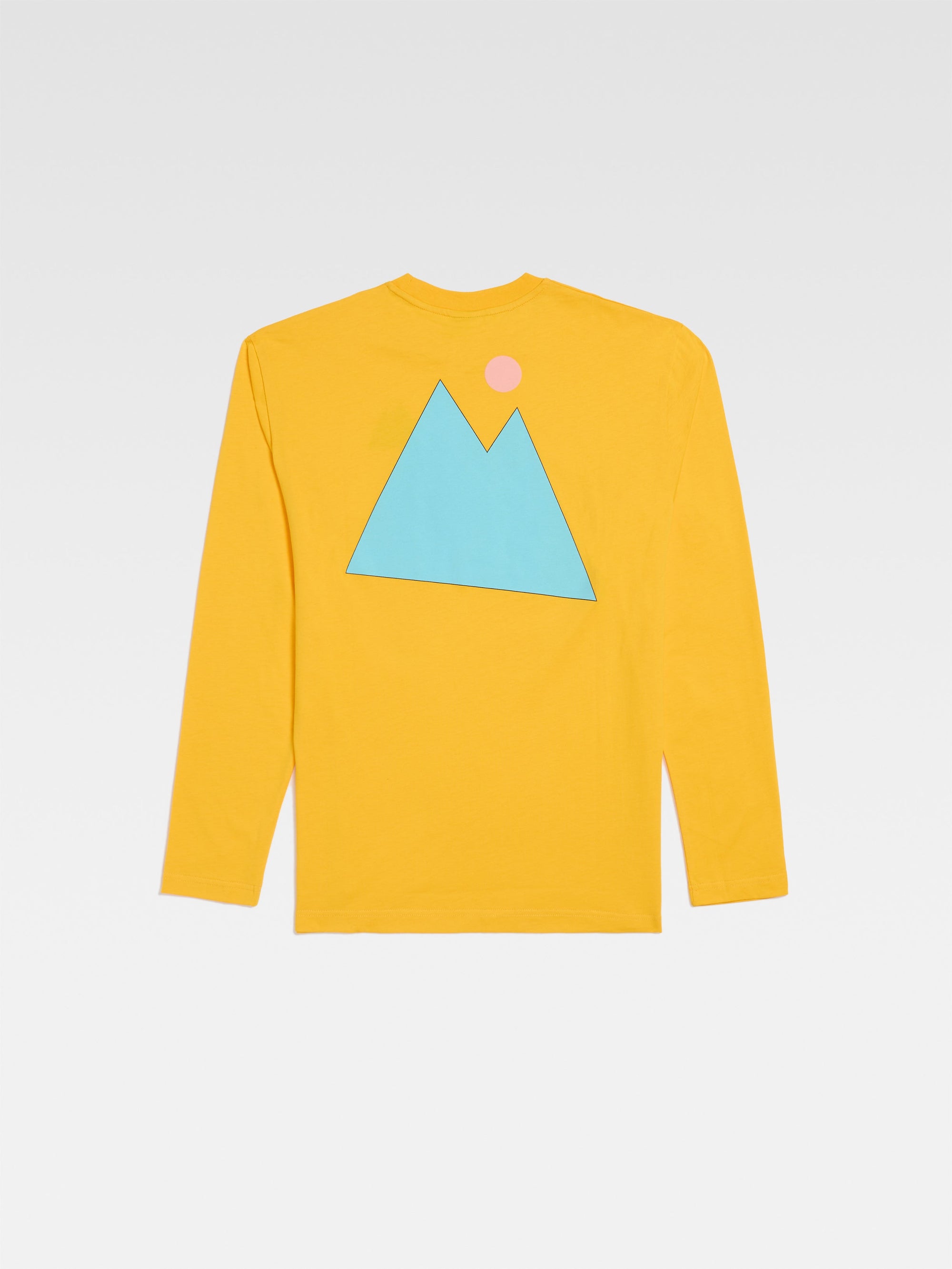 PRINT BLUE MOUNTAIN LE TSHIRT GIALLO