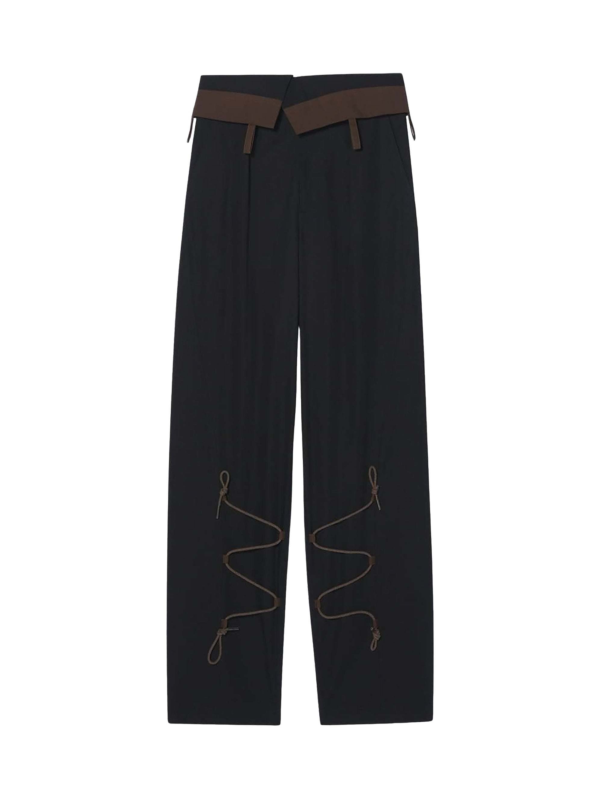 Pantalon Asao à détails - Black
