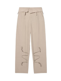 Pantalon Asao à détails - Light Beige