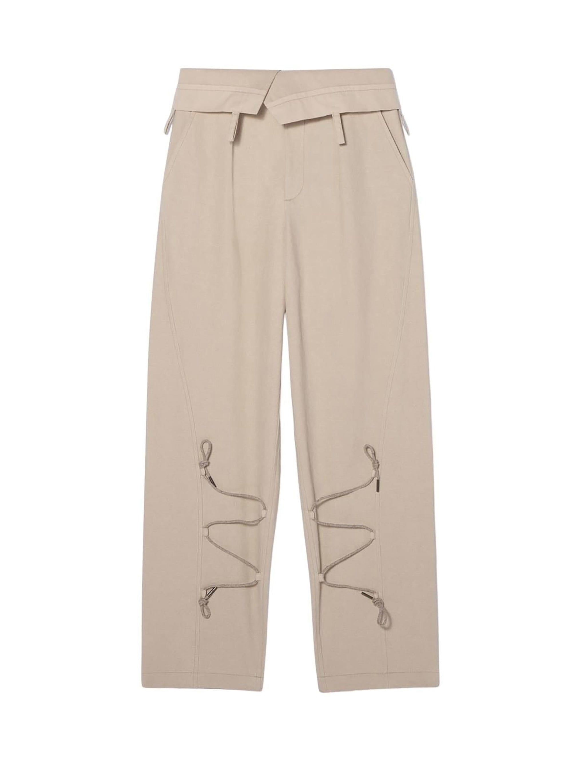 Pantalon Asao à détails - Light Beige