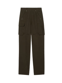 90€ / 1 sold //1 QTY / ST100%   Pantalon cargo Pêche - Dark Khaki