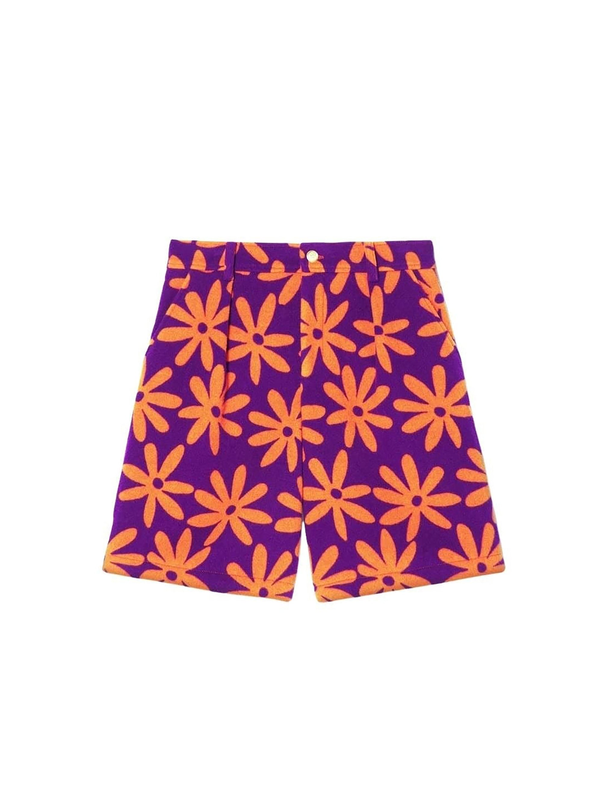 PRINT FLOWER LE SHORT MONTAGNE