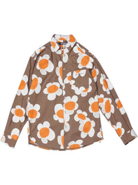 PRINT FLOWERS 70S LA CHEMISE SIMON