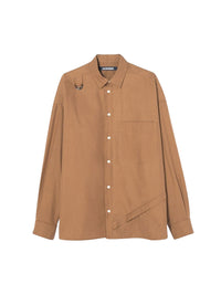 Chemise Banane en lin - Brown