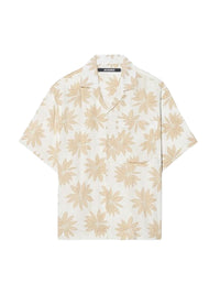 Chemise Jean imprimée - Beige Flowers