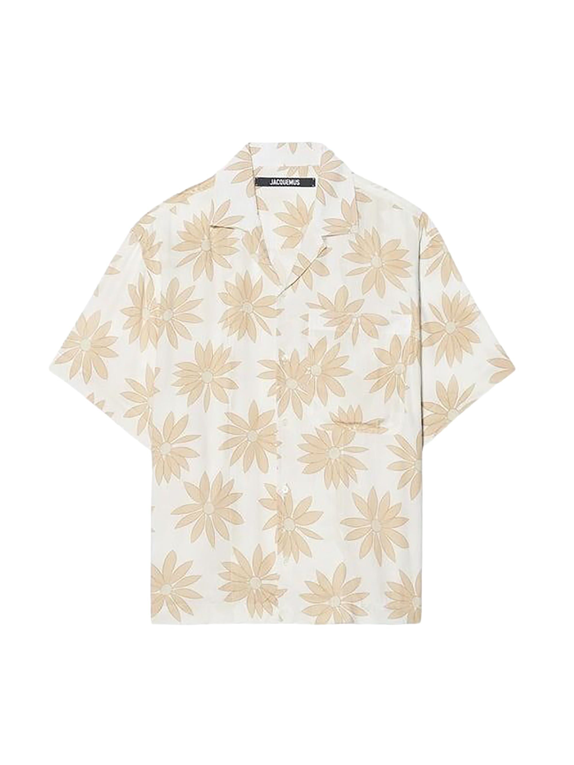 Chemise Jean imprimée - Beige Flowers