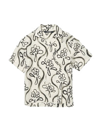 Chemise Jean imprimée - Black Flowers