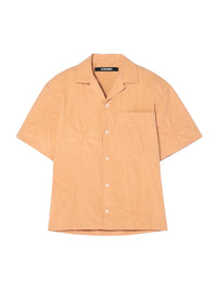 Chemise Jean à manches courtes - Light Orange