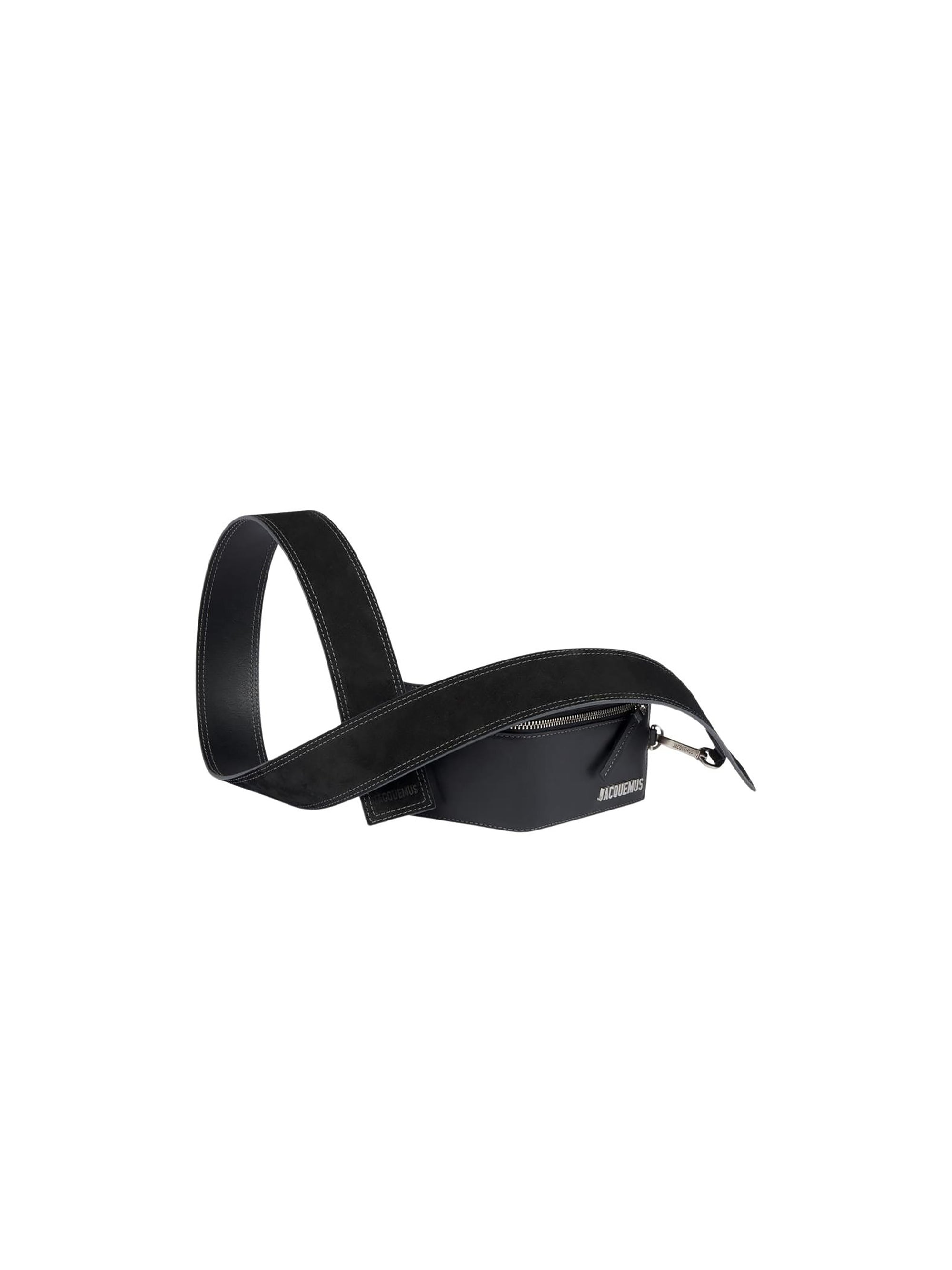 Porte Atla en cuir - Black