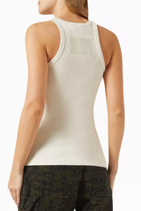 Débardeur Grunge côtelé - Cream