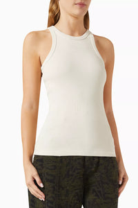Débardeur Grunge côtelé - Cream