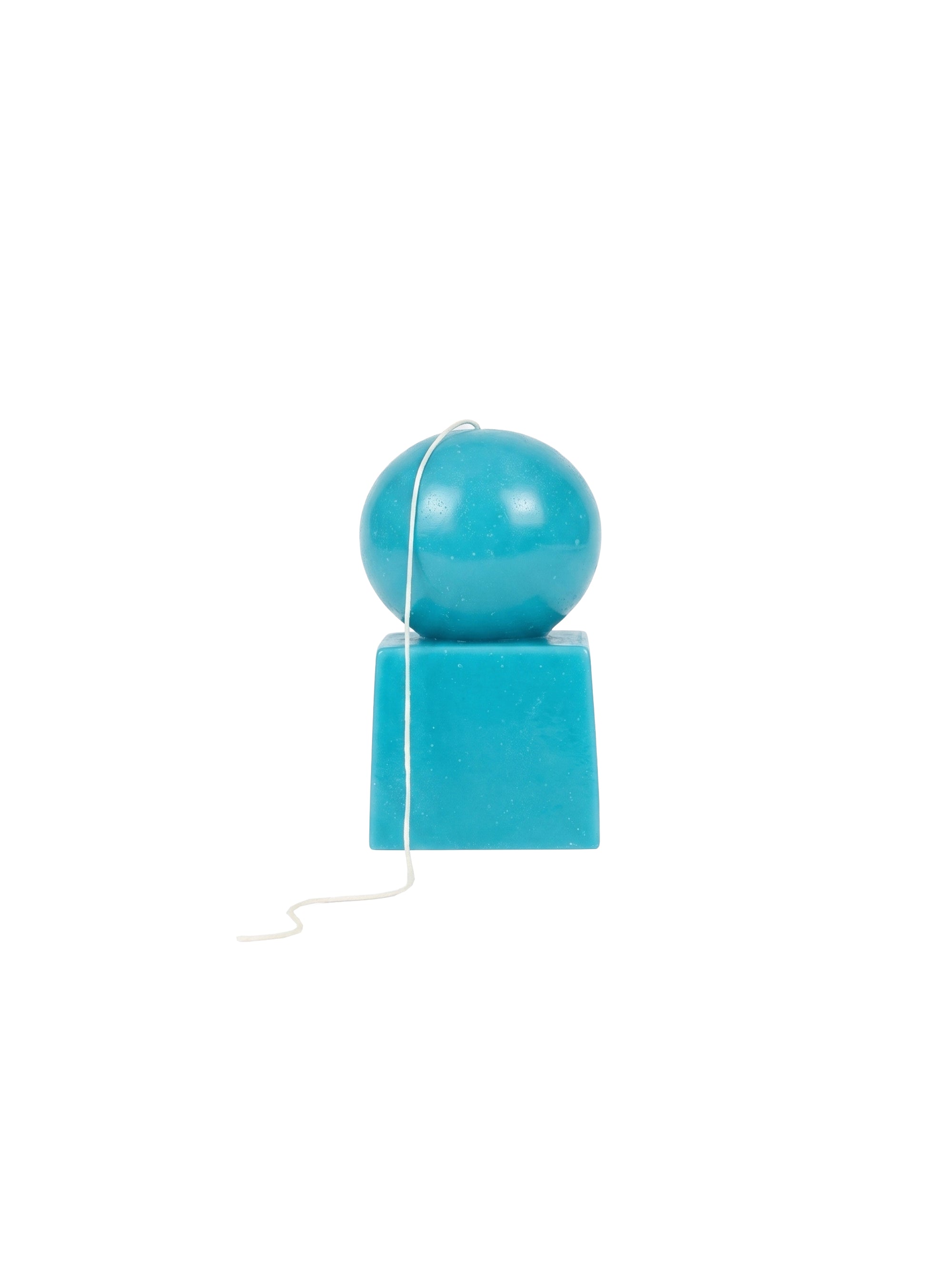 Bougie Rond Carré - Turquoise