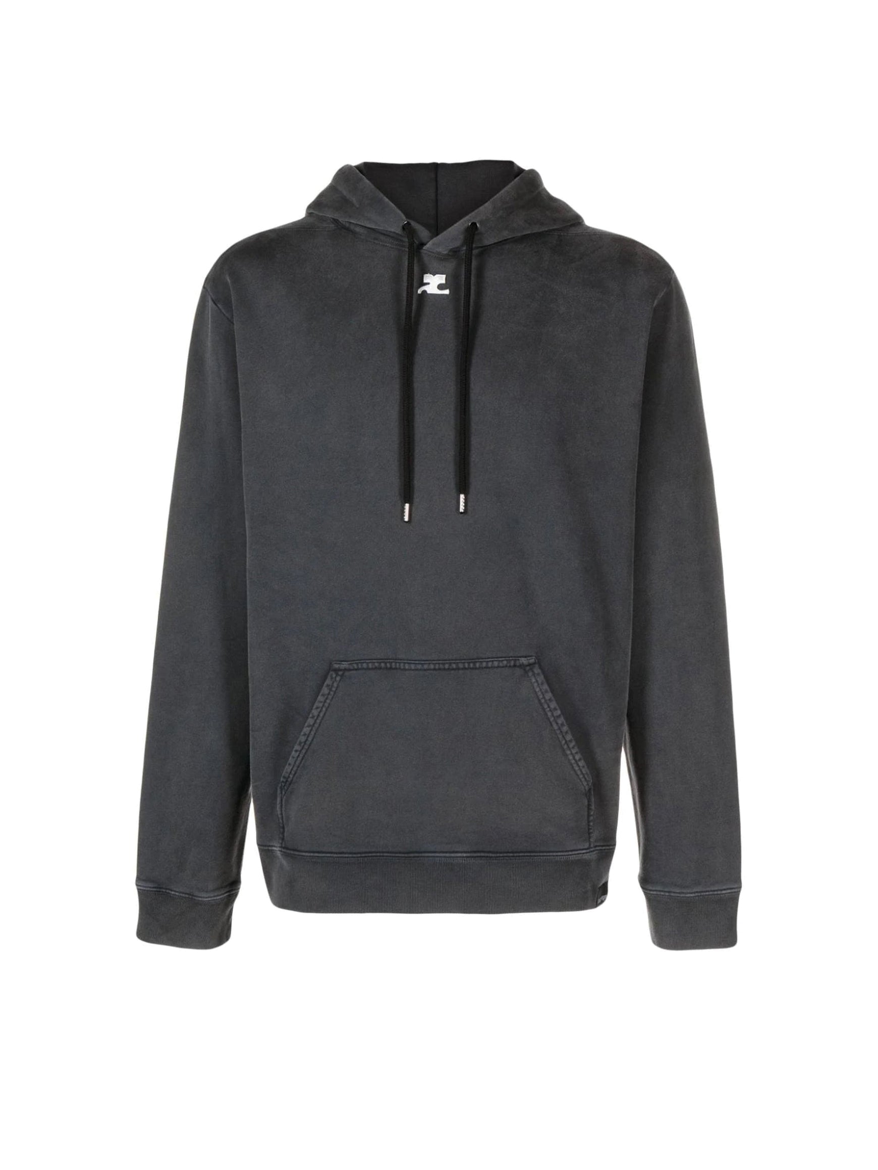 8pcs RELIQUAT 150€ / Sweat à capuche coupe classique - Stonewashed grey