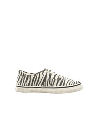 Low Top Skate 70's Sneakers - Faded Zebra Print