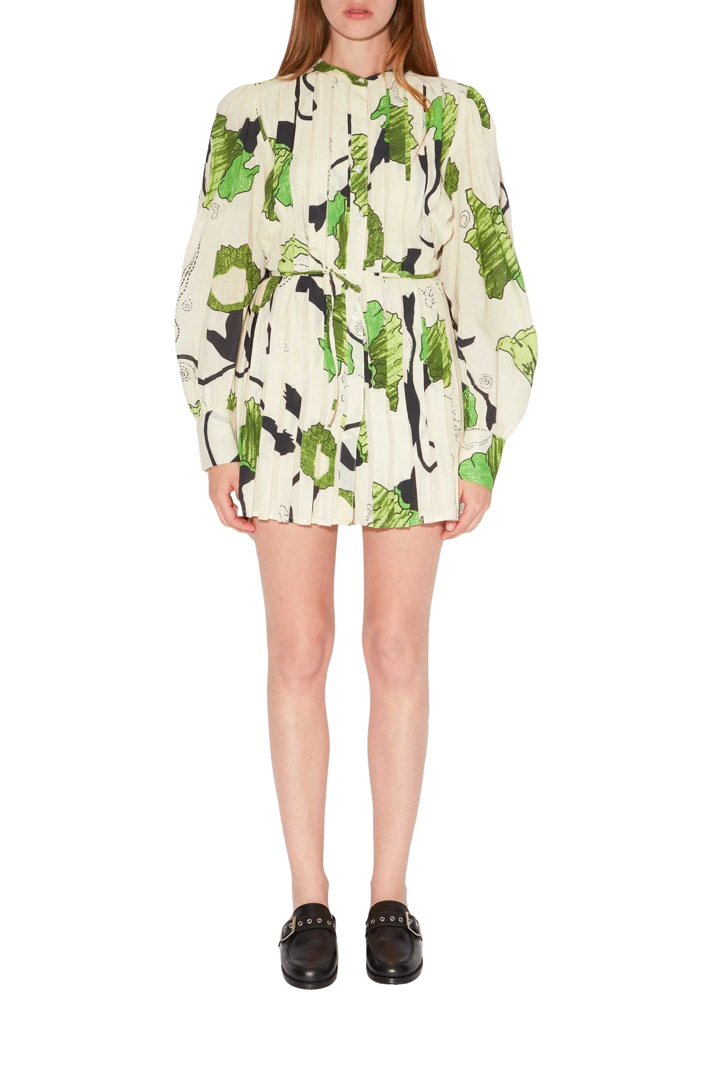 Ruby Beatles short dress - Ecru