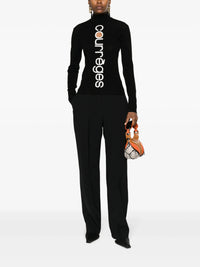 37pcs RELIQUAT 220€ / Pull courrèges intarsia - Black & Heritage white