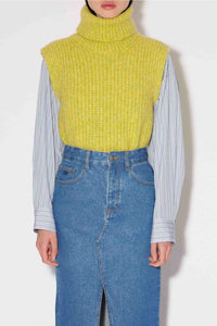 Liam skirt in denim - Blue