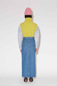 Liam skirt in denim - Blue