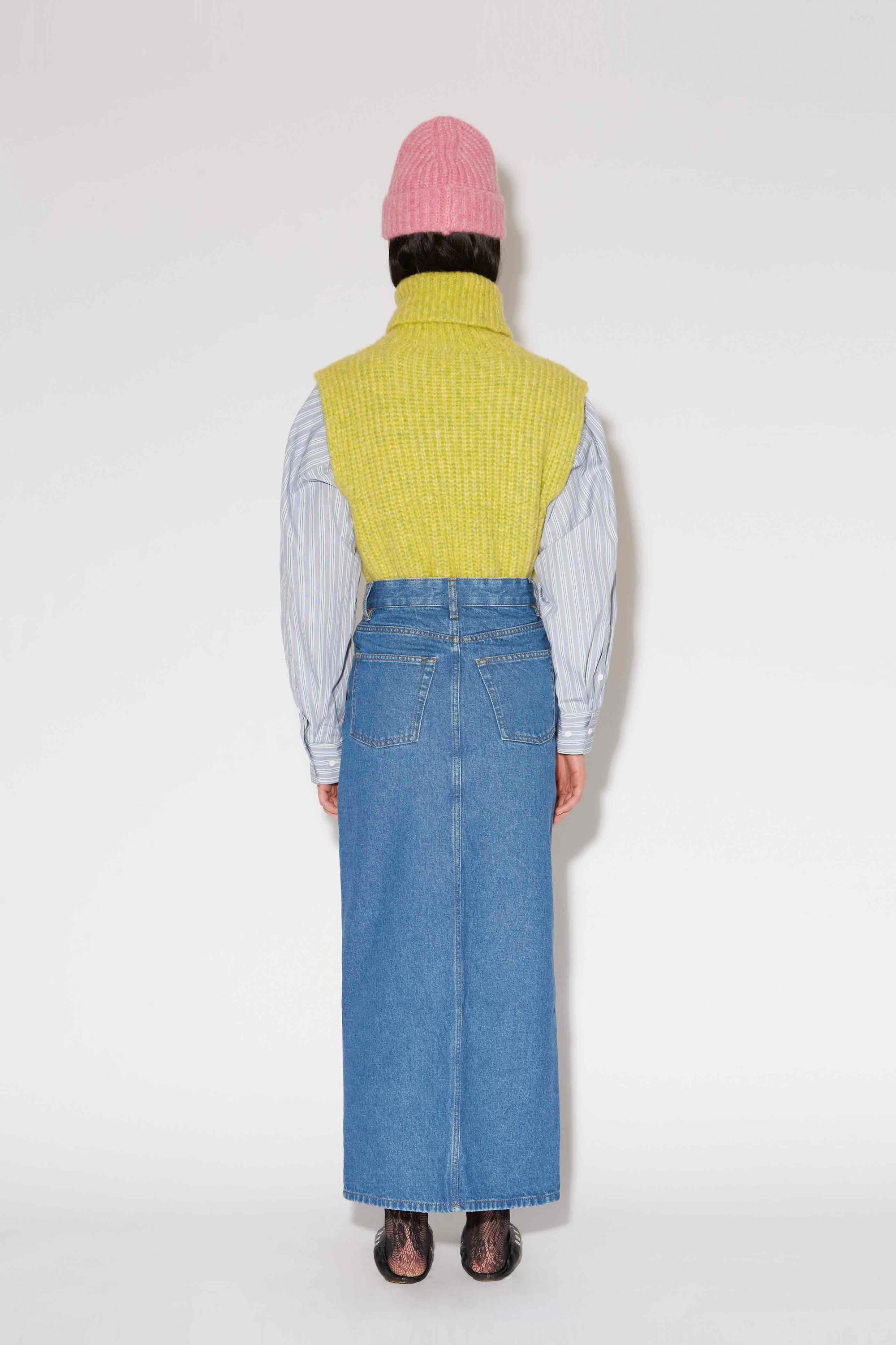 Liam skirt in denim - Blue