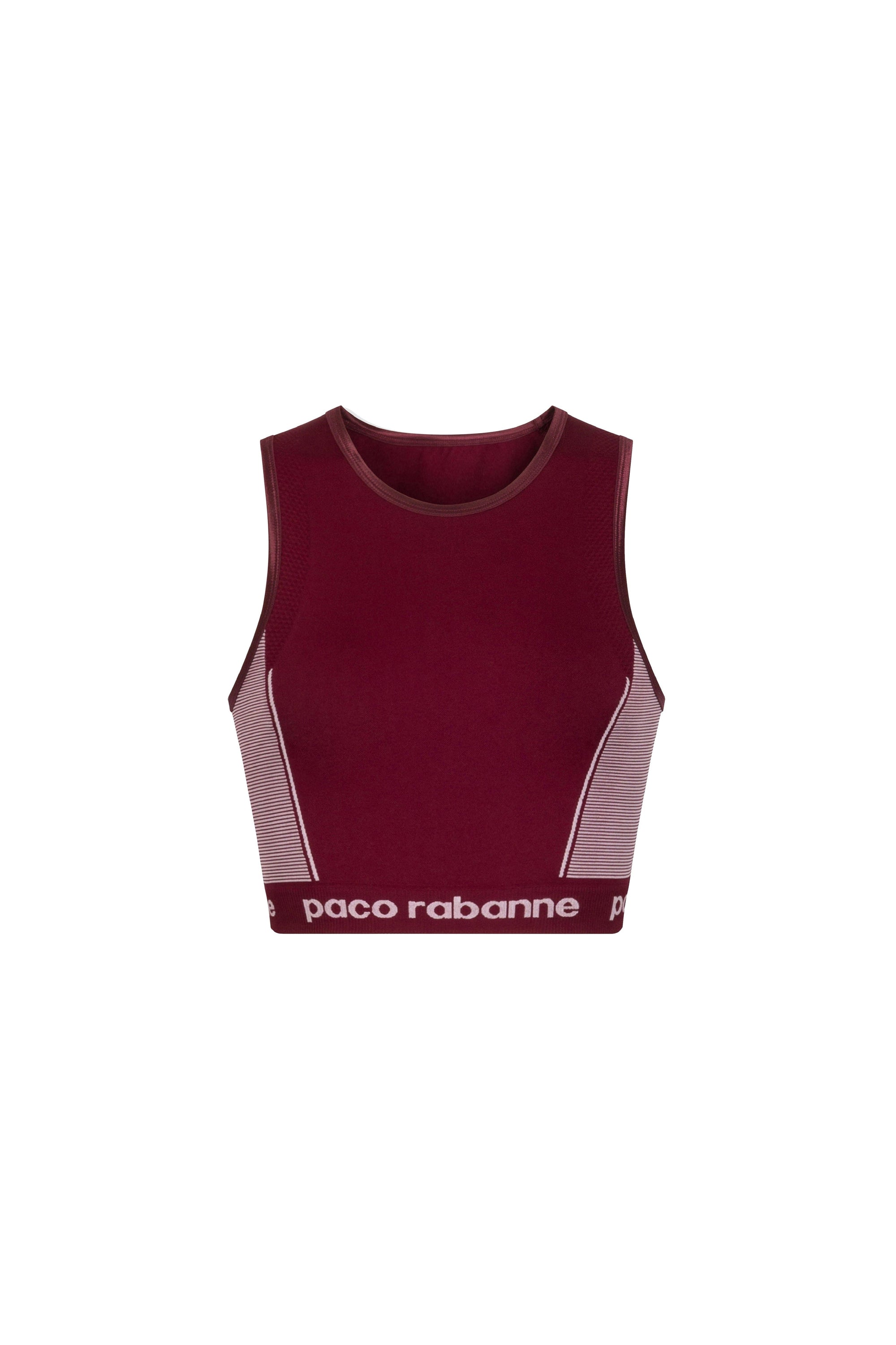Brassière à encolure américaine - Bordeaux & Rose