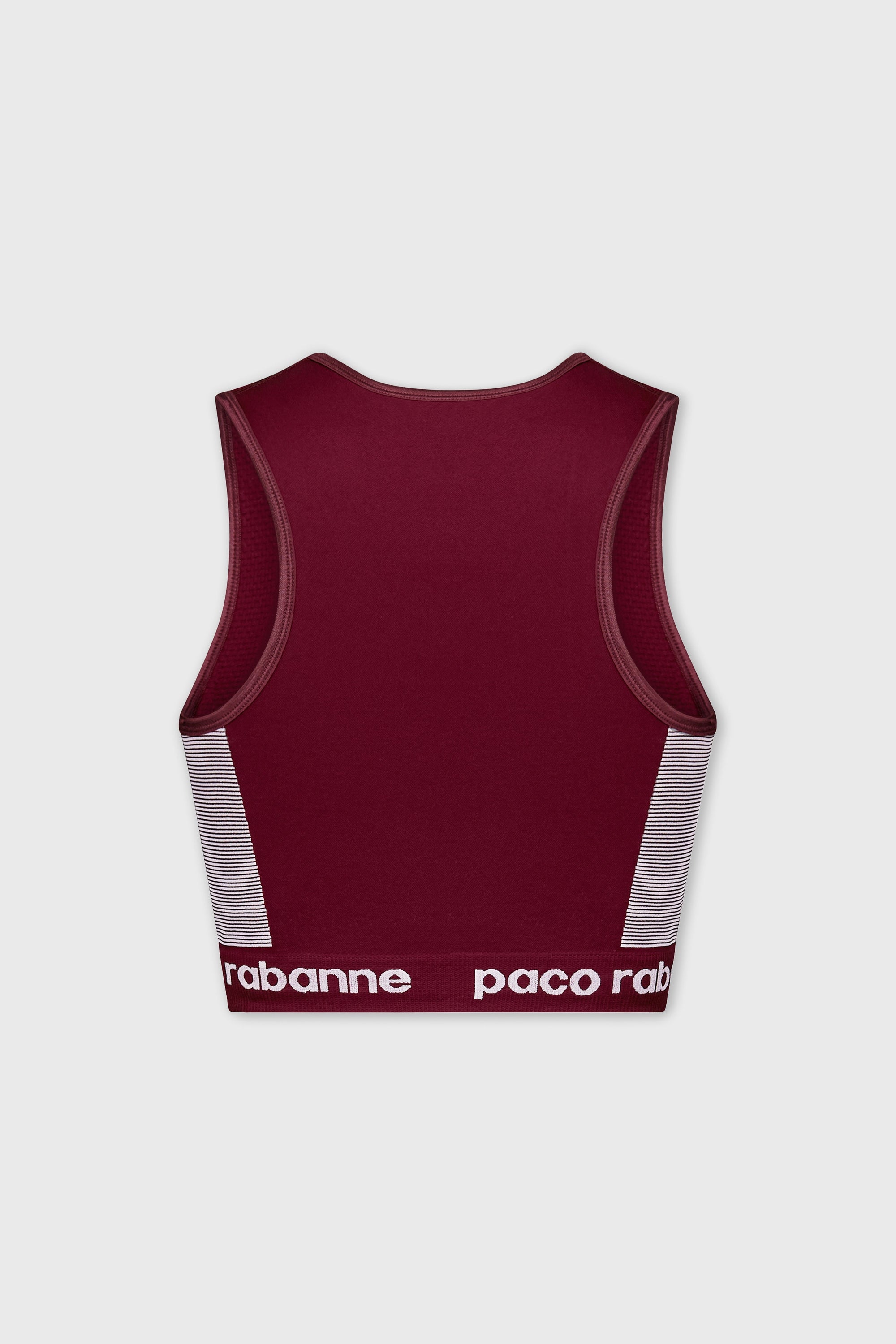 Brassière à encolure américaine - Bordeaux & Rose