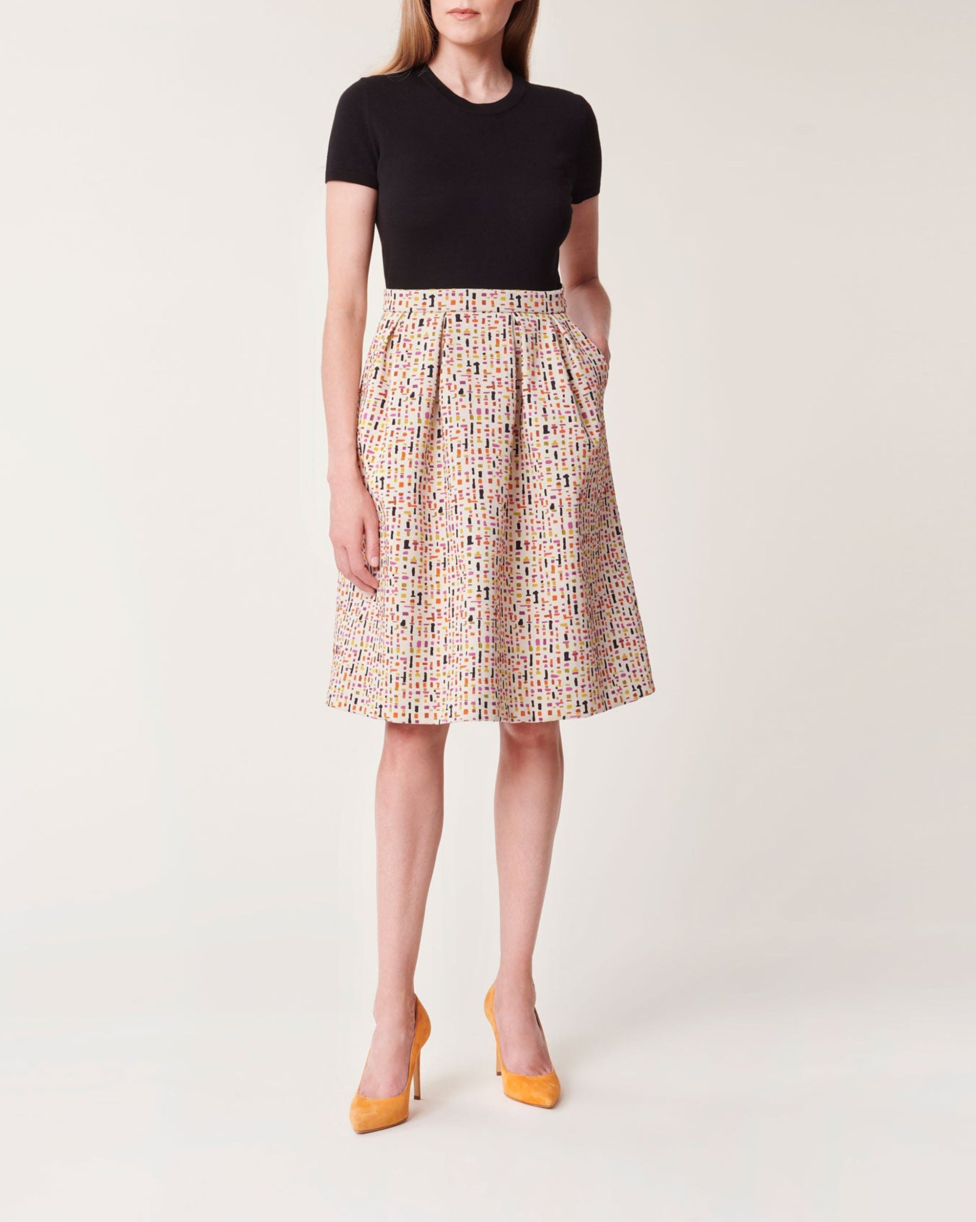MULTICOLORE ROBE BI-MATIERE