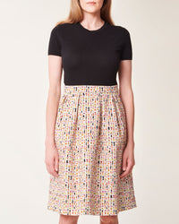 MULTICOLORE ROBE BI-MATIERE