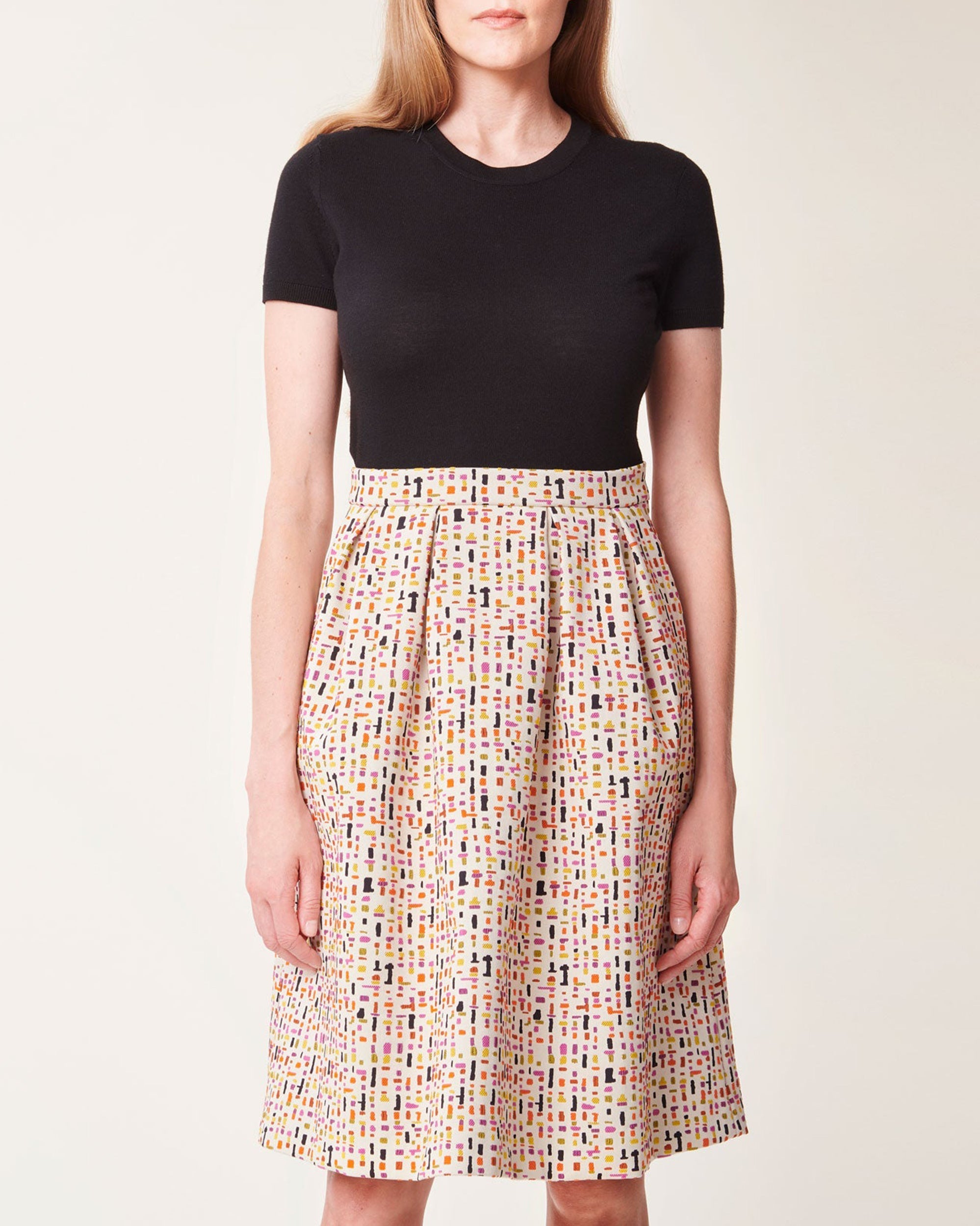 MULTICOLORE ROBE BI-MATIERE