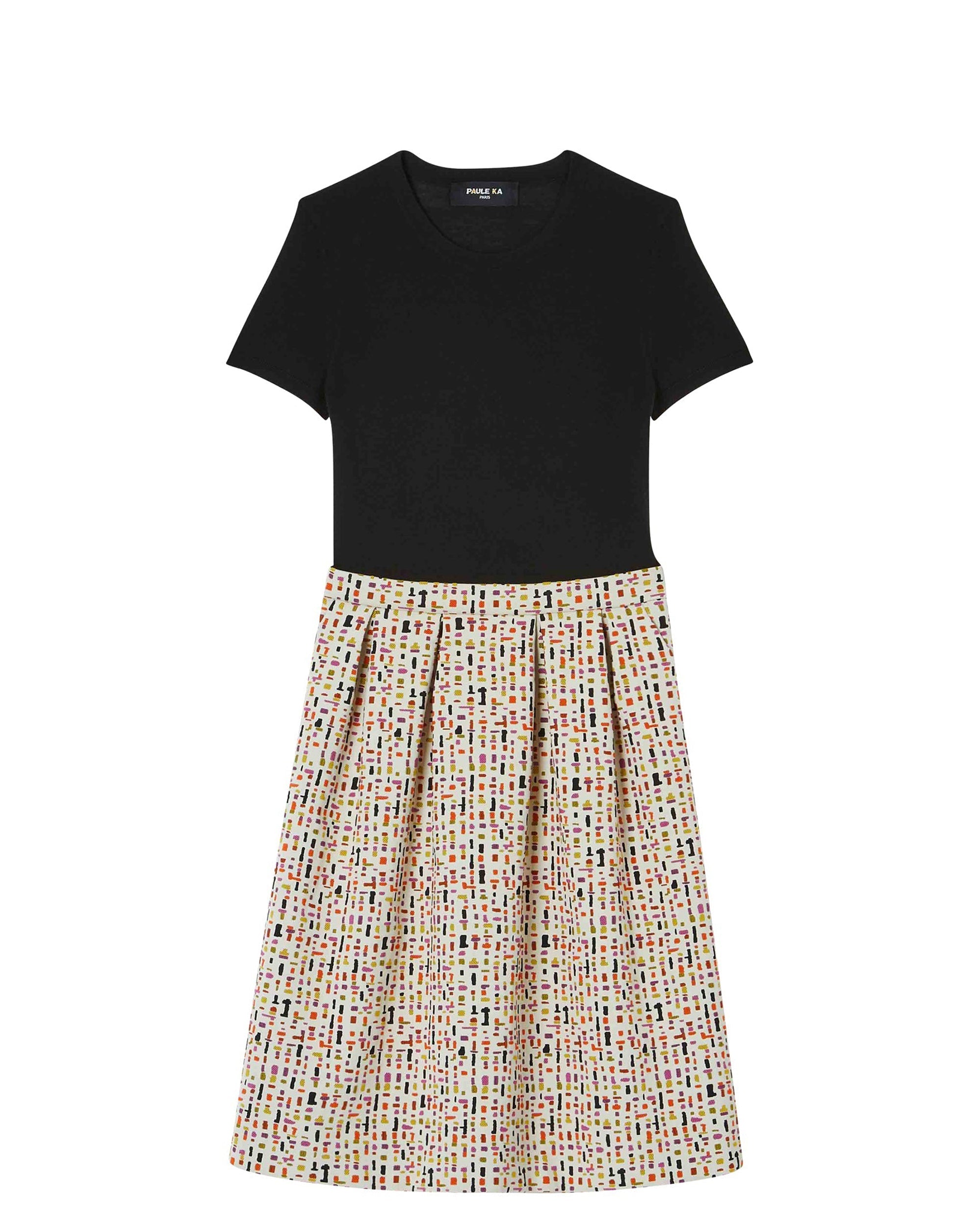 MULTICOLORE ROBE BI-MATIERE