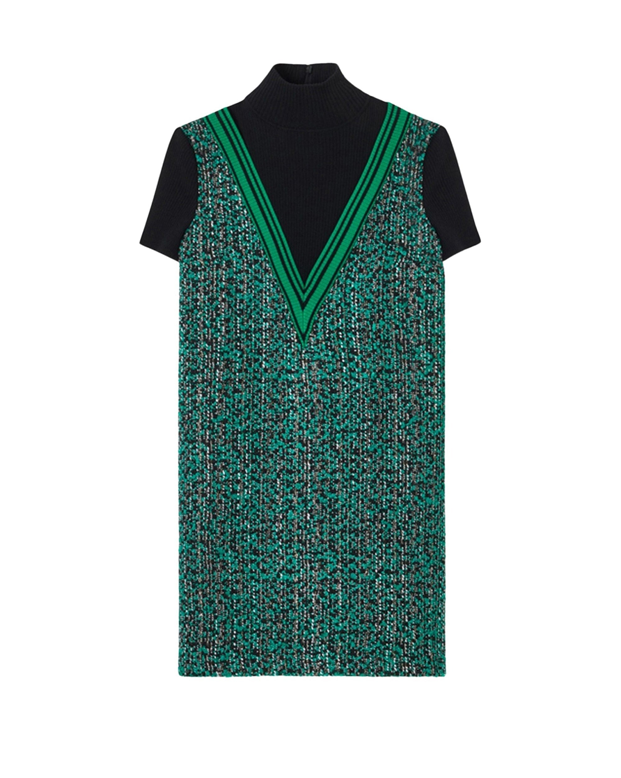 NOIR / EMERAUDE ROBE