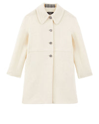BLANC CASSE MANTEAU COL CLA