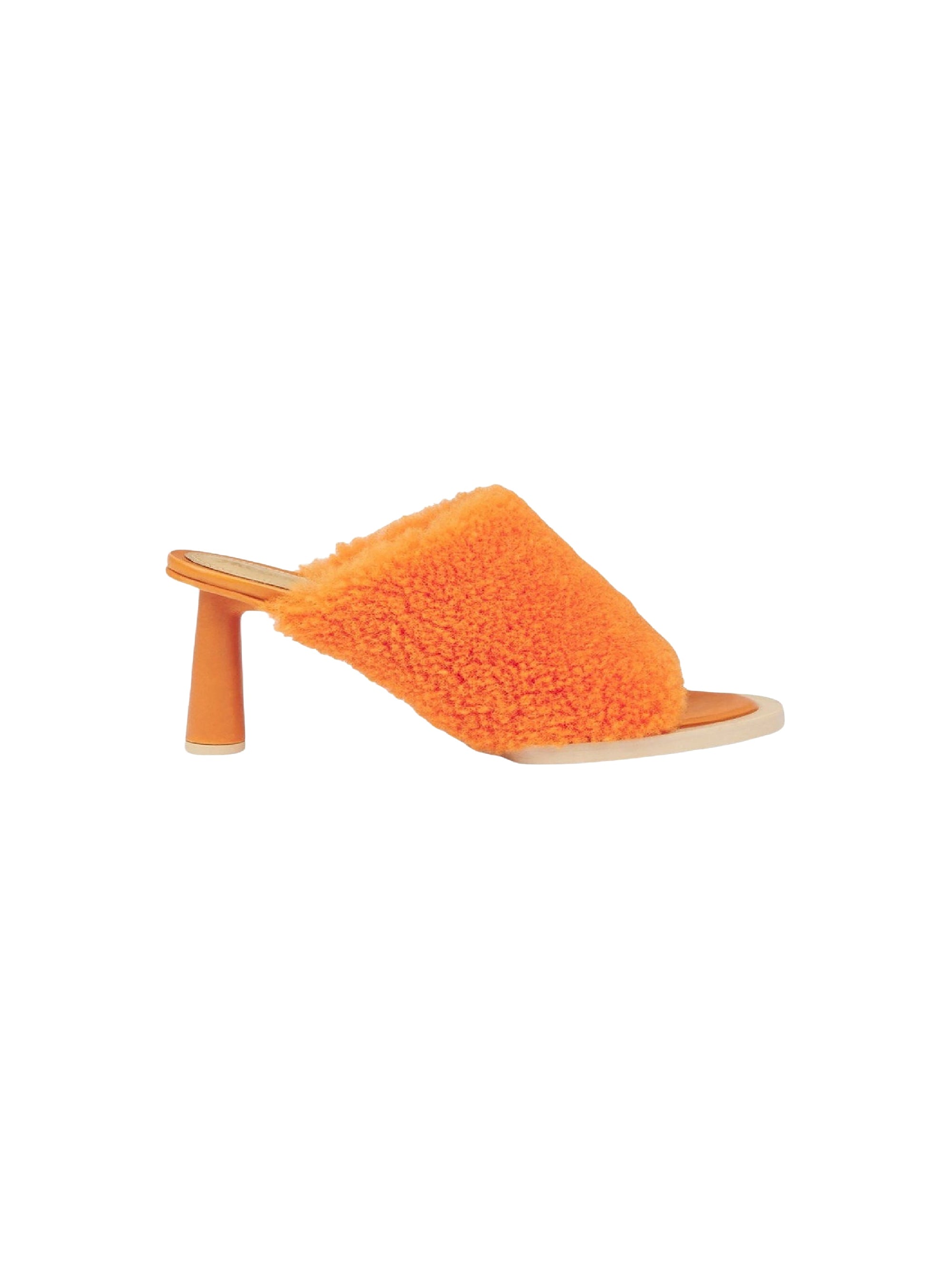 ORANGE LES MULES CARRE ROND